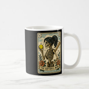 Funny Halloween Softll Mama Mom Skeleton Tarot Car Coffee Mug