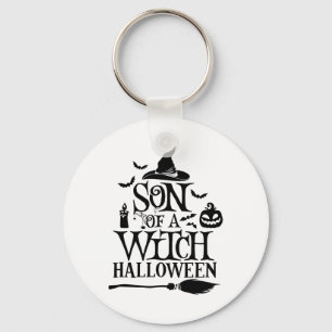 Funny Halloween Son Of A Witch By Key Ring