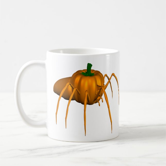 Funny Halloween Spider Coffee Mug (Left)