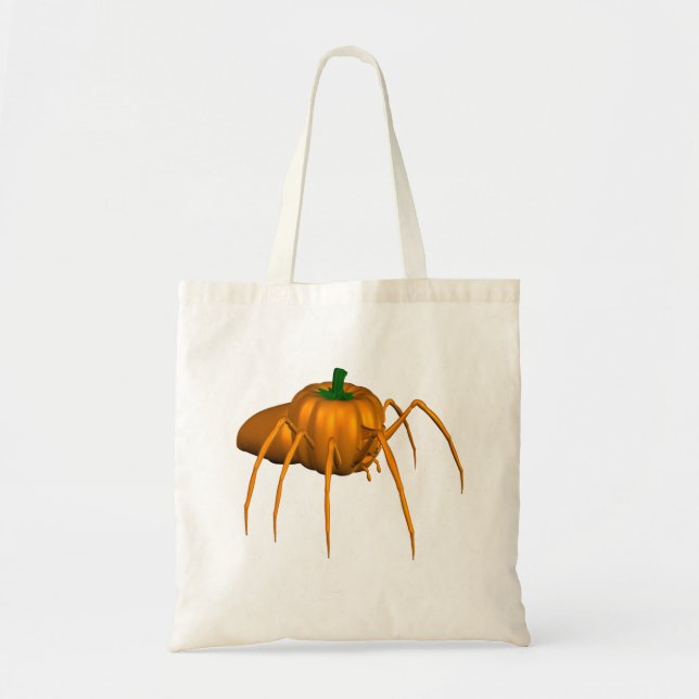 Funny Halloween Spider Tote Bag (Front)