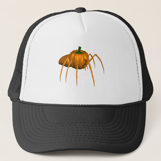 Funny Halloween Spider Trucker Hat (Front)