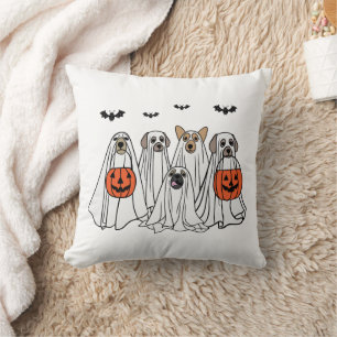 Funny Halloween Spooky Dogs - Сute Ghost Dogs Cushion