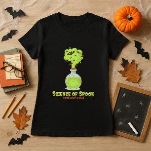Funny Halloween Spooky Science Teachers  T-Shirt