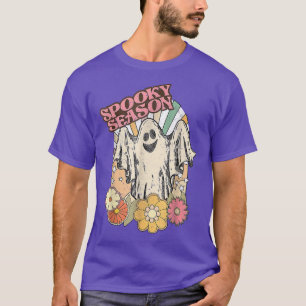 Funny Halloween Spooky Season Ghost Halloween Day T-Shirt