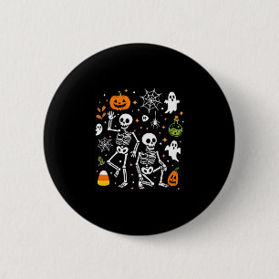 Funny Halloween Subtle Anti Trump Skeleton Spooky  6 Cm Round Badge