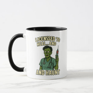 Funny Halloween Surgery Mug