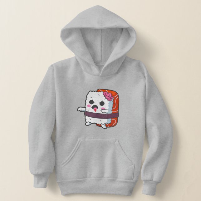 funny halloween sushi monster zombie  (Laydown)
