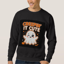 Funny Halloween Sweatshirt v1 Spooky Humour Cosy
