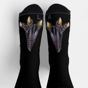 Funny Halloween T Rex Dinosaur foot Costume Socks