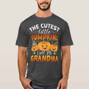 Funny Halloween The Cutest Little Pumpkins Call Me T-Shirt