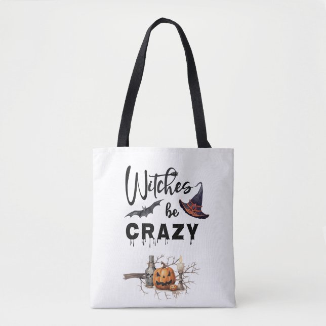 Funny Halloween Tote Bag (Front)
