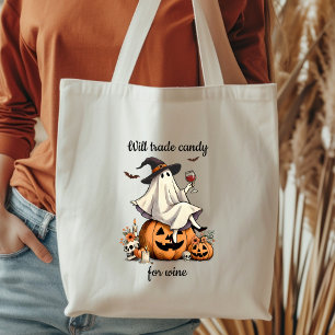 Funny Halloween Tote Bag for Women