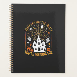 Funny Halloween Treats Ghost Haunted House Design_ Planner