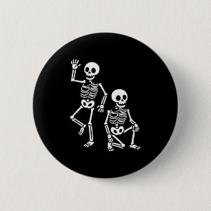 Funny Halloween Trump Skeleton Trump  6 Cm Round Badge