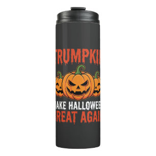 Funny Halloween Trumpkin Pumpkin Parody Thermal Tumbler