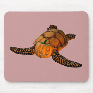 Funny Halloween Turtle Mouse Pad