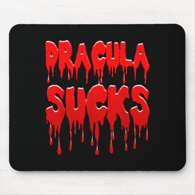 Funny Halloween Vampire Mouse Pad (Front)