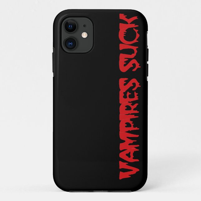Funny Halloween Vampires Suck Case-Mate iPhone Case (Back)
