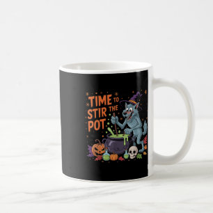 Funny Halloween Werewolf Time To Stir The Pot Coffee Mug