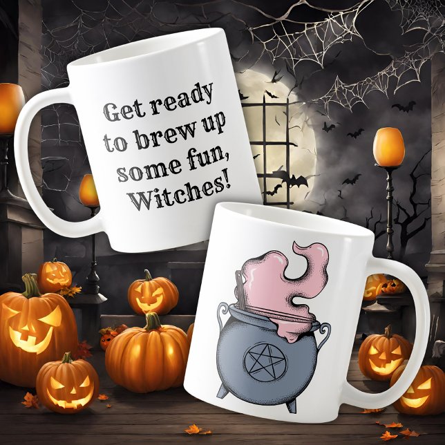 Funny Halloween Witch Brew Coffee Mug (Creator Uploaded)