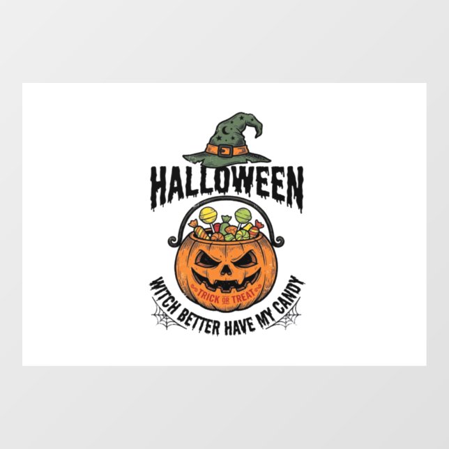 Funny Halloween Witch Candy Pumpkin Shirt Design_1 (Sheet)