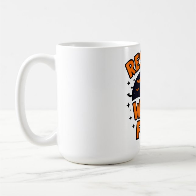 Funny Halloween Witch Design – "Resting Witch Face Coffee Mug (Left)