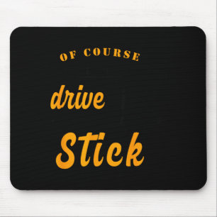 Funny Halloween Witch Mouse Pad