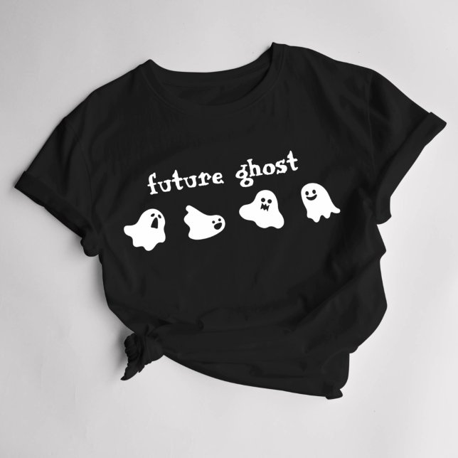 Funny Halloween Women's Ghost  T-Shirt (Creator Uploaded)