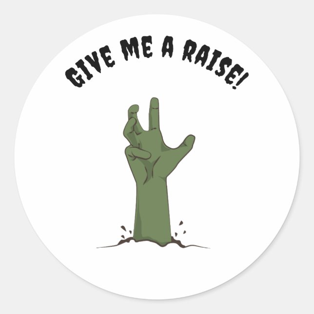 Funny Halloween Work Sticker (Front)