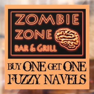 Funny Halloween Zombie Drinks Fuzzy Navel