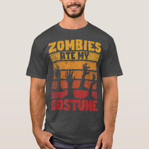 Funny Halloween Zombie Eat Monsters Zombies Ate My T-Shirt