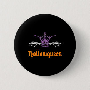 Funny Hallowqueen 6 Cm Round Badge