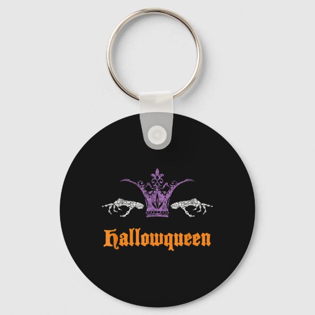 Funny Hallowqueen Key Ring (Front)
