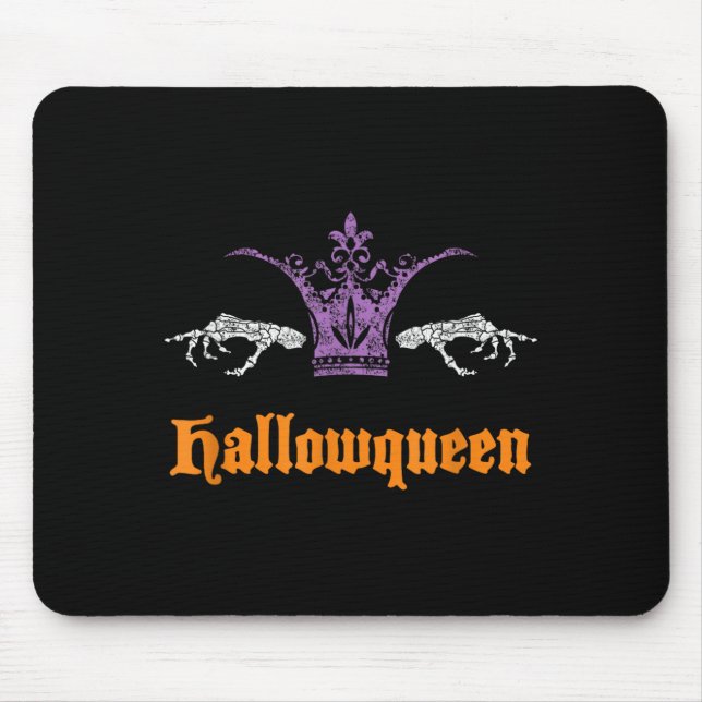 Funny Hallowqueen Mouse Pad (Front)