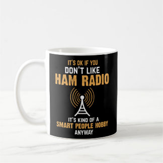 Funny Ham Radio Operator Radio Amateur Morse Hobby Coffee Mug