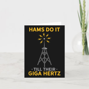 Funny Ham Radio Quote Amateur Operator Enthusiasts Card
