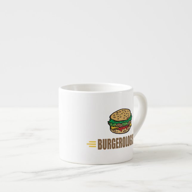 Funny Hamburger Espresso Cup (Front Right)