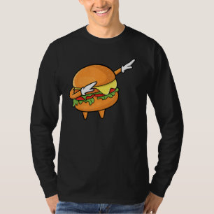 Funny Hamburger Kids Men Women Cheeseburger T-Shirt