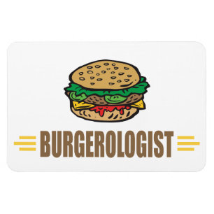 Funny Hamburger Magnet