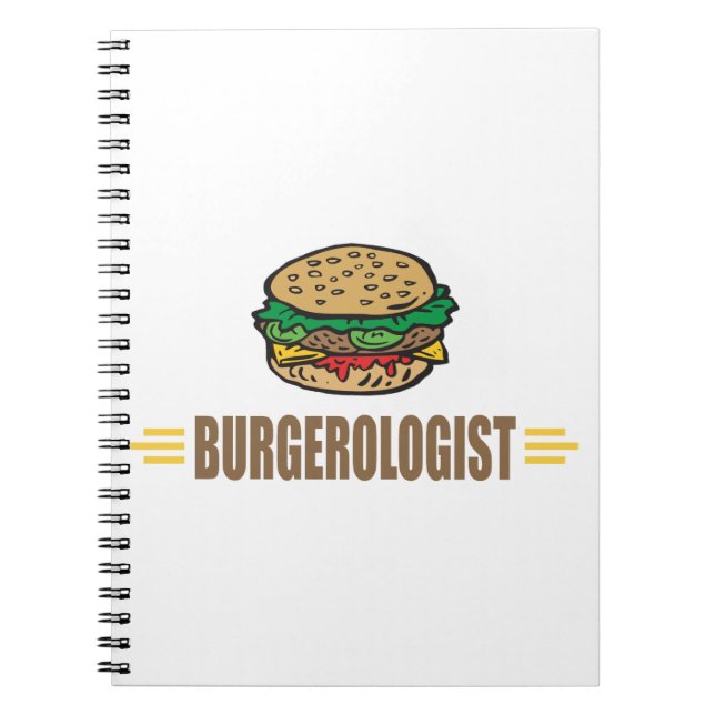 Funny Hamburger Notebook (Front)