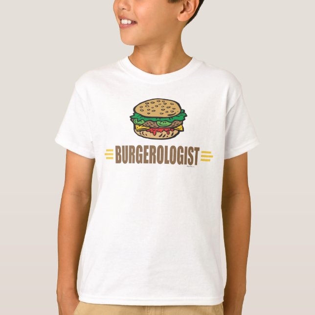 Funny Hamburger T-Shirt (Front)