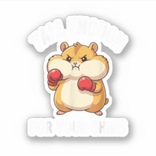 Funny Hamster Boxing Tall Enough for Your Shins 
