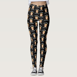 Funny Hamster Boxing Tall Enough for Your Shins Leggings