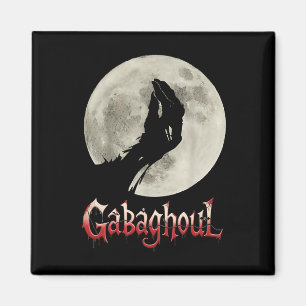 Funny Hand Moon Gabagool Halloween Magnet