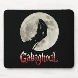 Funny Hand Moon Gabagool Halloween Mouse Pad