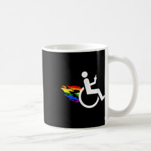 Funny Handicap Disabled Lesbian Amputee Lgbt Gay W Coffee Mug