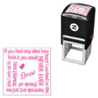 Funny Handmade Card Stamp (How Hard I Worked)