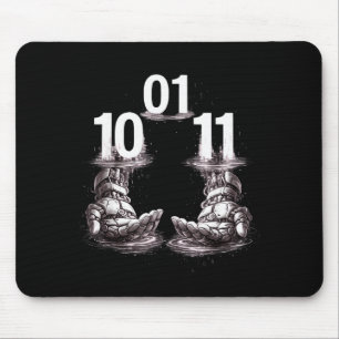 Funny hands robot 01 10 11 robo  mouse pad