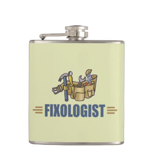 Funny Handyman Hip Flask