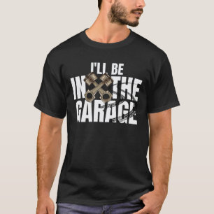 Funny Handyman Mechanic Engineer Graphic Race Car  T-Shirt
